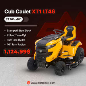 Cub Cadet XT1 LT46 22HP Kohler | 46" Stamped Deck