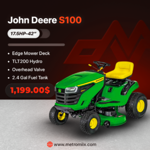 John Deere S100 John Deere S100 17.5HP | 42" Edge Mower Deck Lawn Tractor