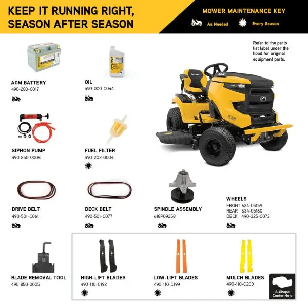XT2_LX46_parts Cub Cadet XT2 LX46 22HP Kohler | 46" AeroForce Deck