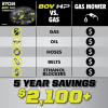 RYOBI 80V HP Brushless 42" Battery Riding Tractor | 3x10Ah Kit - RYRM8060